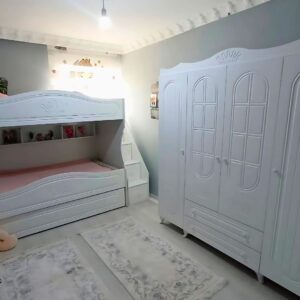 İnci Taç 4 Kapaklı Gardırop 7 İnci Taç 4 Kapaklı Gardırop