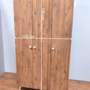 Atlantik 3 Kapaklı MDF Gardırop 8 Atlantik 3 Kapaklı MDF Gardırop