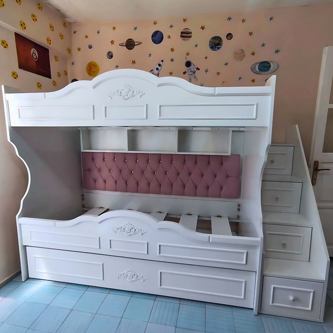 Beyaz İnci Çıtalı Model Ranza