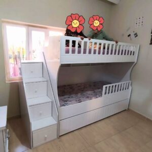Anasayfa 27 Beyaz Oymalı Ranza