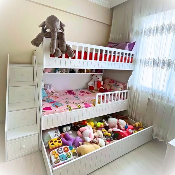 Anasayfa 20 Beyaz Oymalı Ranza