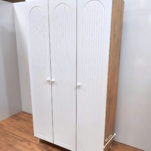 Kemer Motifli 3 Kapaklı MDF Gardırop 6 Kemer Motifli 3 Kapaklı MDF Gardırop