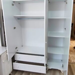 Pancur 3 Kapaklı MDF Gardırop 5 Pancur 3 Kapaklı MDF Gardırop