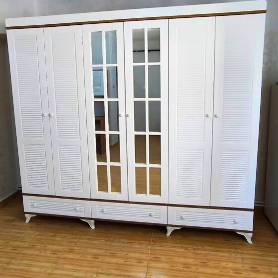 Pancur 6 Kapaklı MDF Gardırop