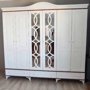 Sarmaşık 6 Kapaklı MDF Gardırop 4 Sarmaşık 6 Kapaklı MDF Gardırop