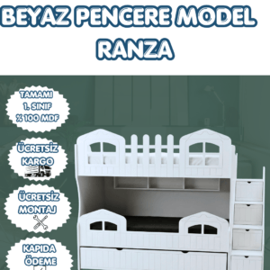 Beyaz Pencere Model Ranza 4 Beyaz Pencere Model Ranza - Görsel 2